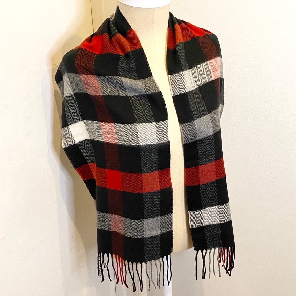 Soft Flannel Plaid Scarf